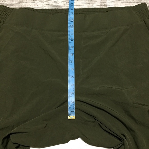 Old Navy Stretch Tech Wide Leg Pants Women’s XXL Green (Inseam 30) Split Her - Picture 3 of 10